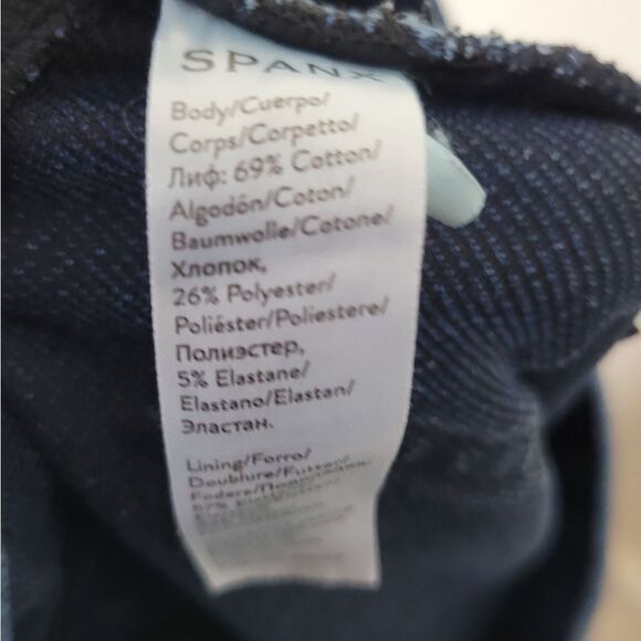 SPANX Jean-ish Ankle Leggings Medium Rinse Women's Medium - Picture 4 of 5